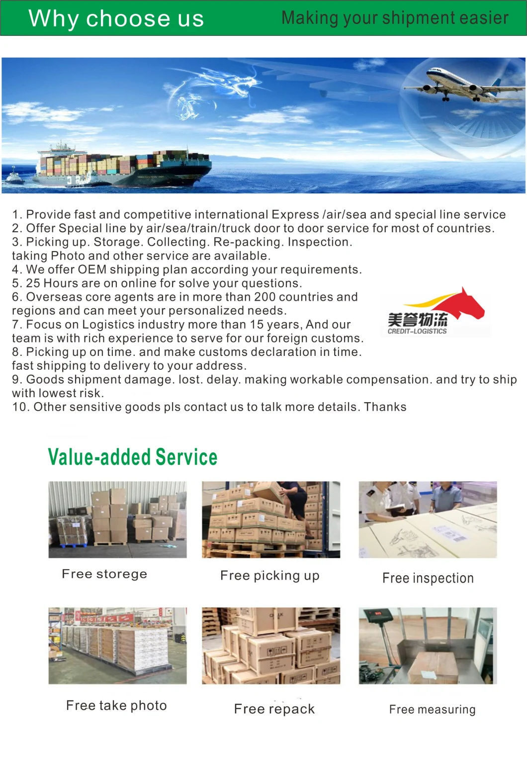 Door to Door Sea Shipping From China to USA Which Includes Customs Clearance and Taxes